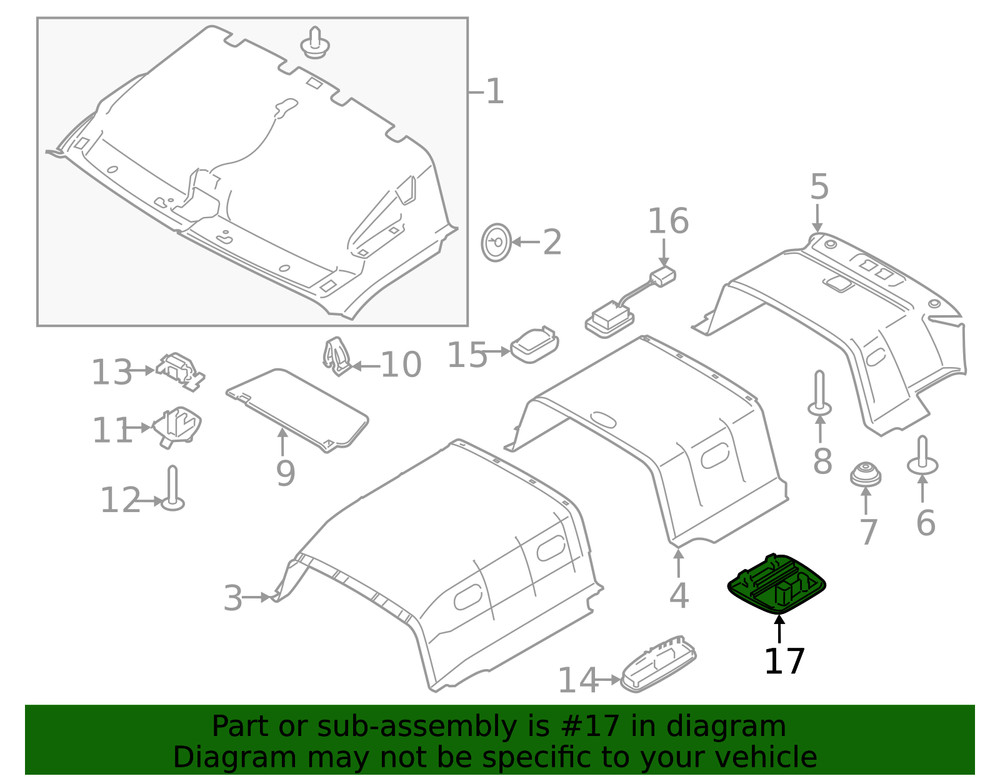 Genuine Ford Dome Light BK3Z-13776-AA