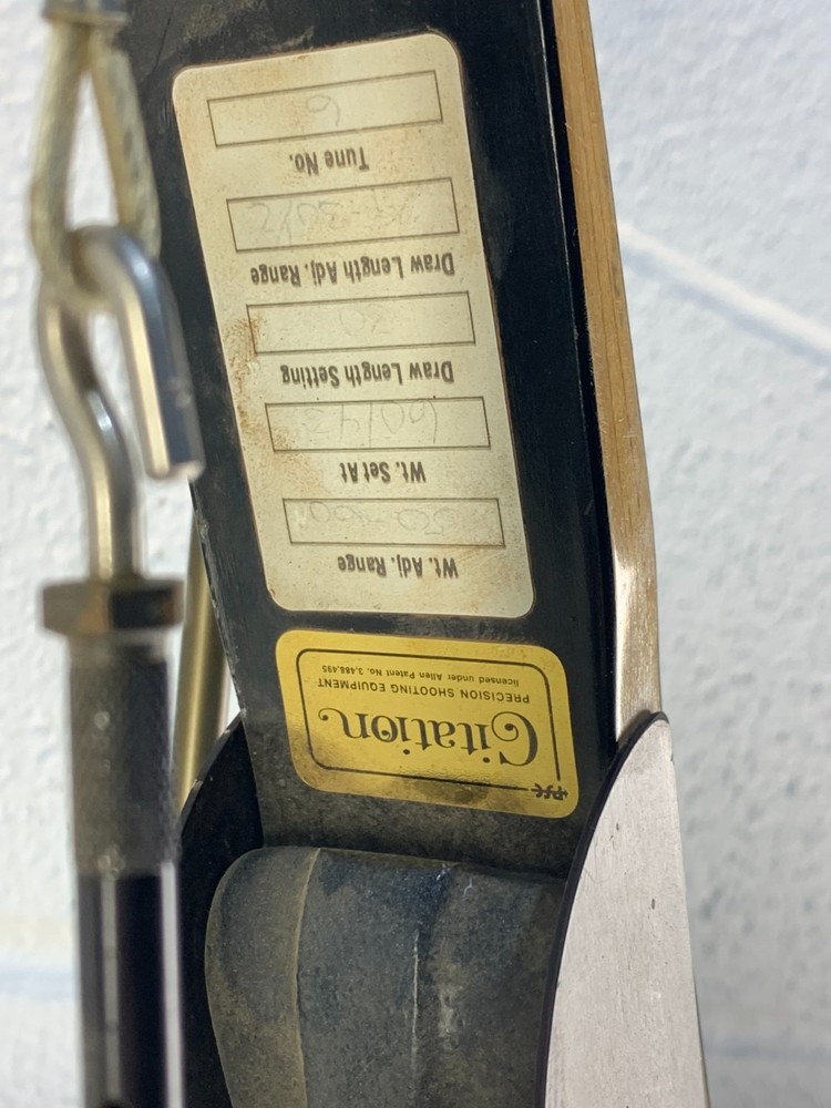 Vintage PSE Citation Compound Bow – Adjustable Draw Weight, Shooting Equipment