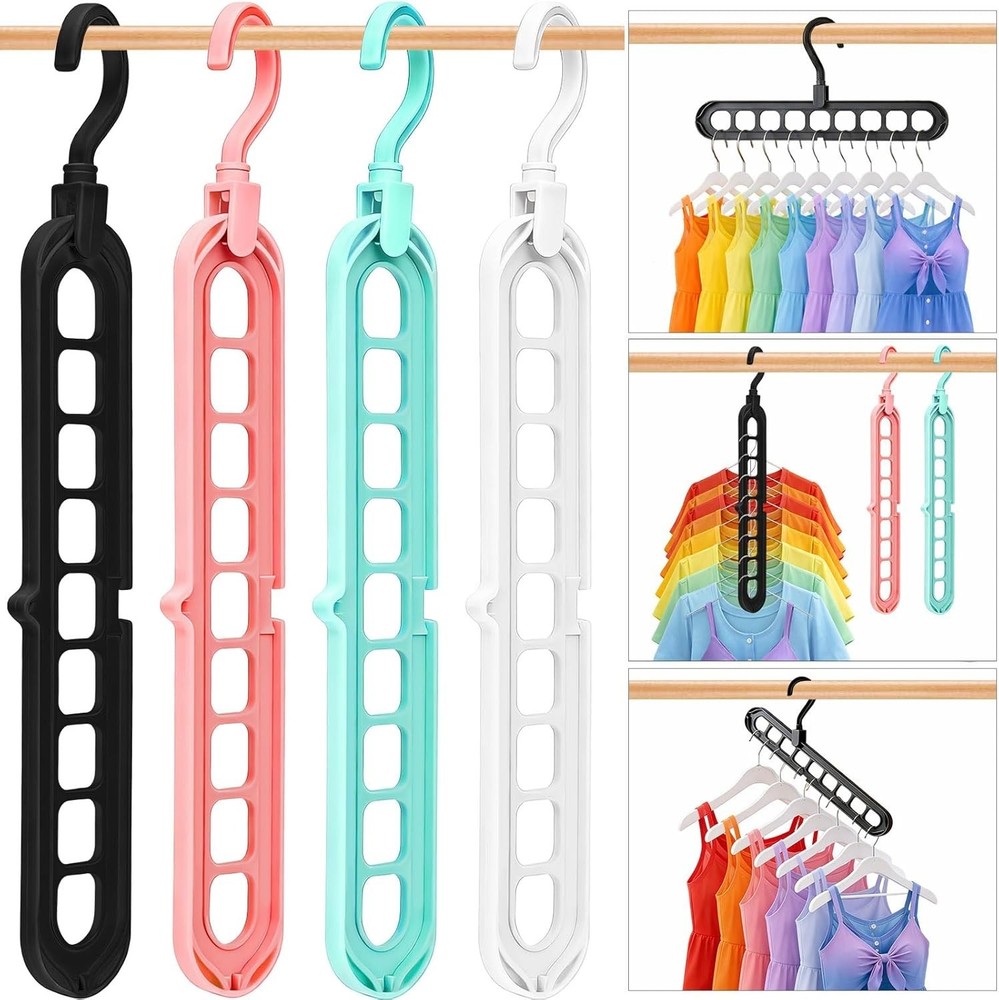 Multifunctional Closet Hangers - Durable Space Savers for Clothes Organization
