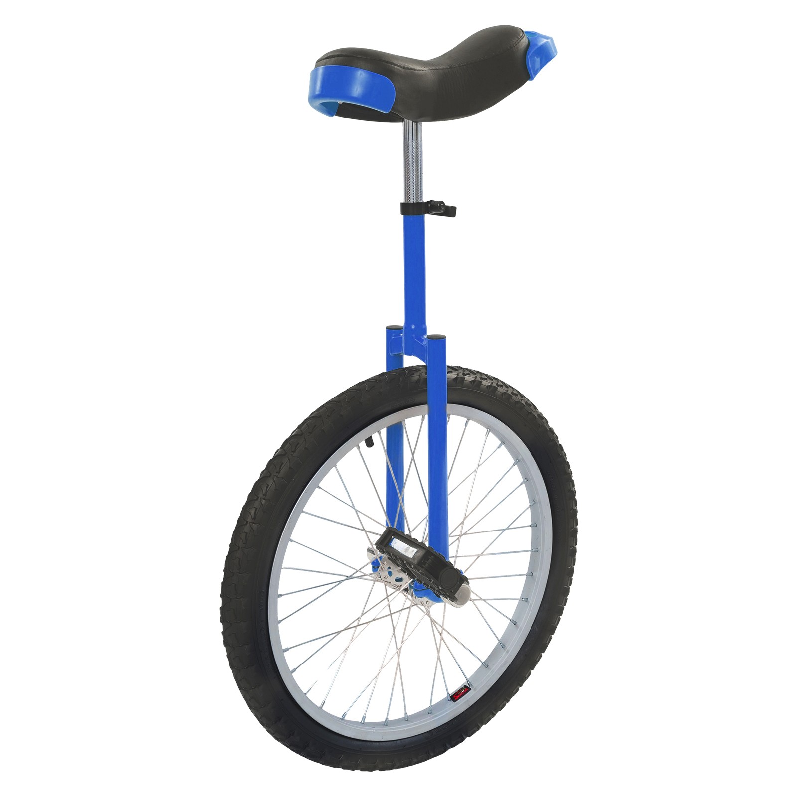Blue 20inch Unicycle with Adjustable Height 78-90cm,Lightweight Outdoor Unicycle