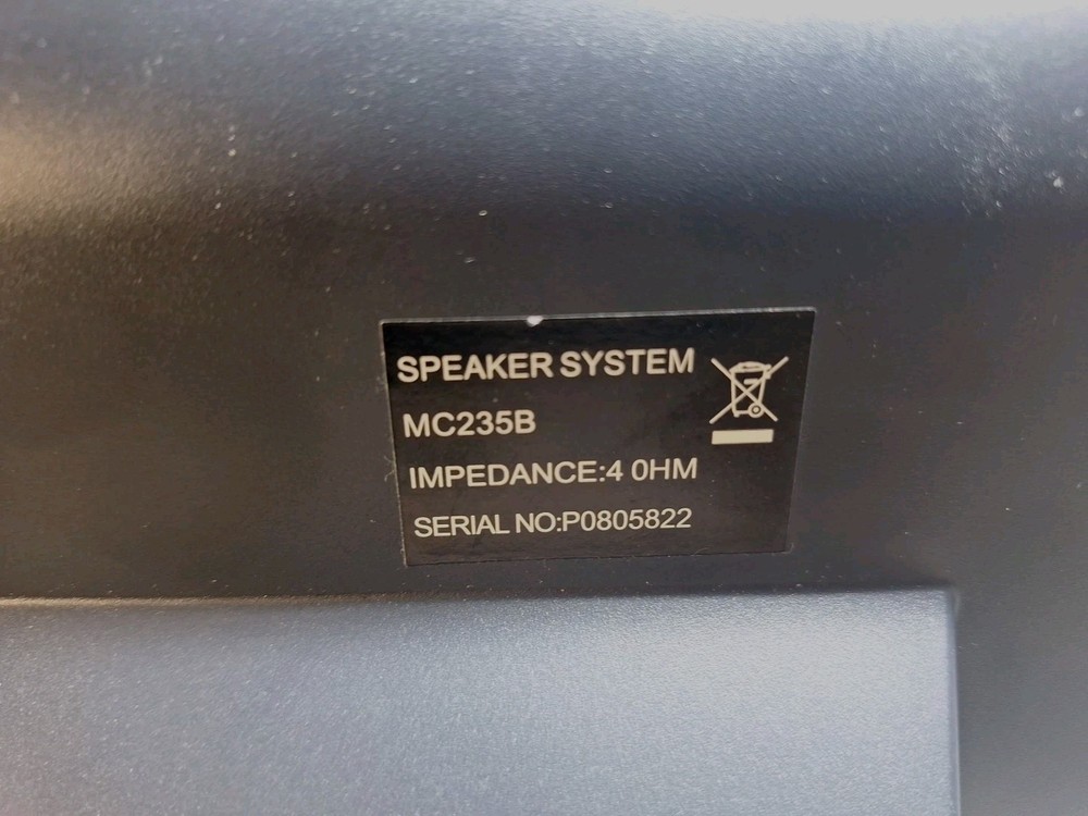 PHILIPS MC235B/37 Micro Home System Shelf Speakers Only