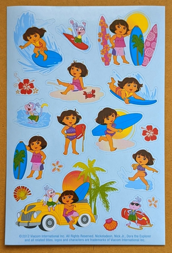 Dora Explorer Sticker Sheet