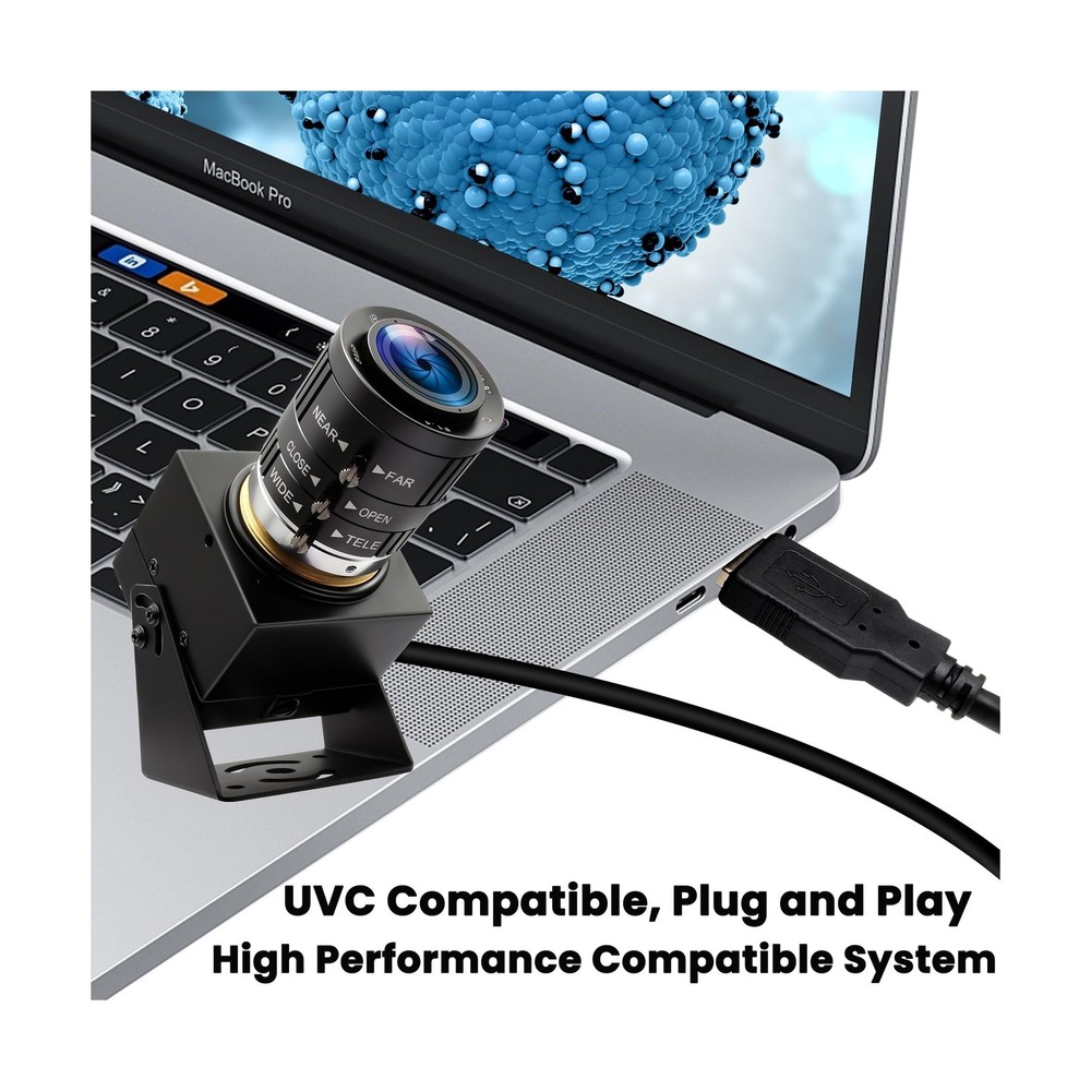 USB Camera 120fps High Speed ​​Webcam Golf Swing 4K 12Megapixels USB