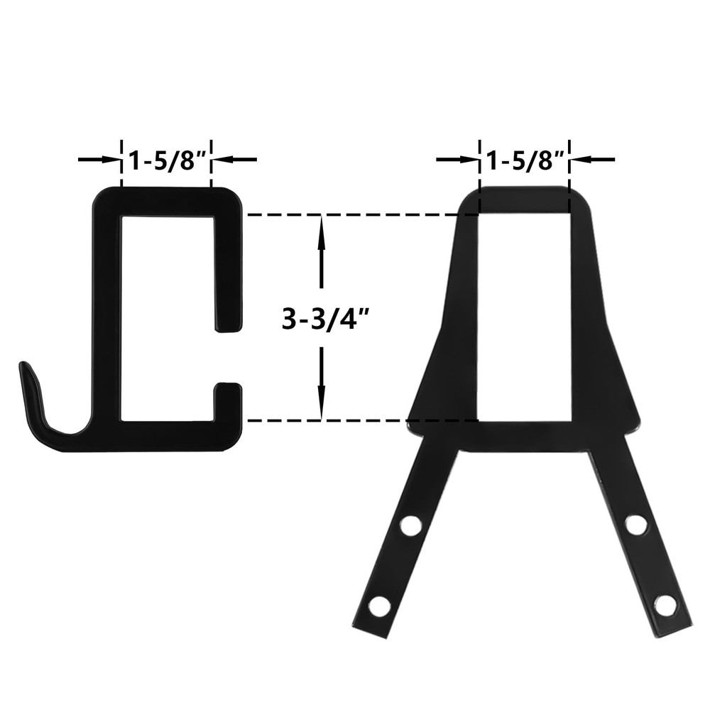 AR500 Target Stand Kit - 2x4 Mounting Bracket with Target Hanging Hook