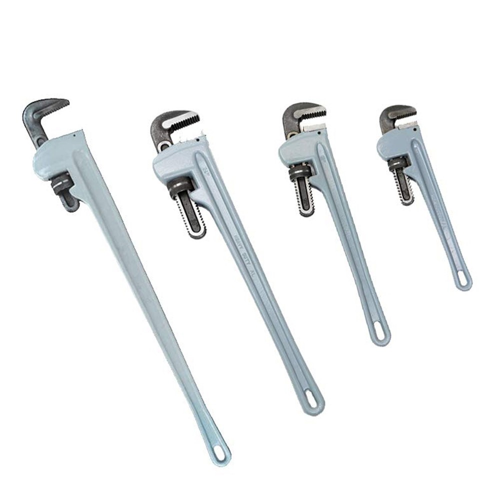 Voyager Tools Aluminum Pipe Wrench Set 4PC