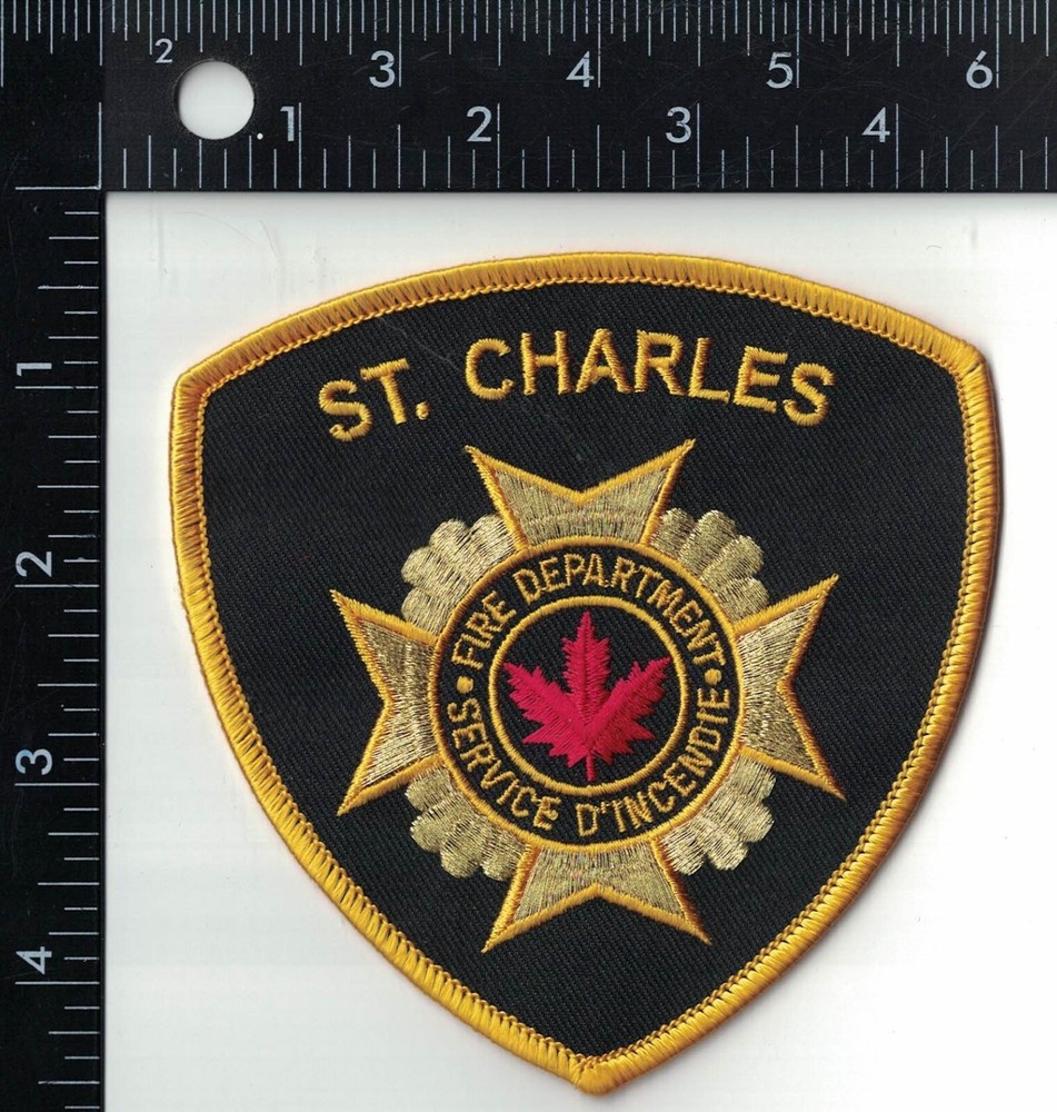 St. Charles Fire Dept. Canada Firefighter Patch