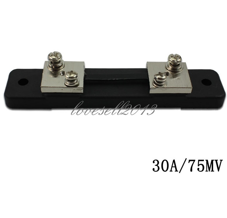 FL-2 DC 75mV 30A Current Shunt Resistor For Amp Ammeter Panel Meter LO