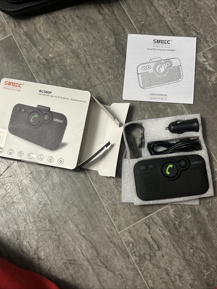 Bluetooth Car Speaker for Cell Phone, Handsfree Bluetooth Car Kit Motion AUTO...