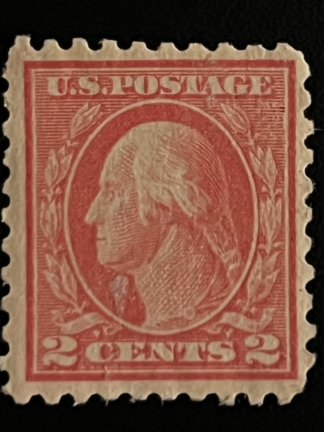 Rare 1912 George Washington Red 2 Cent Postage Stamp