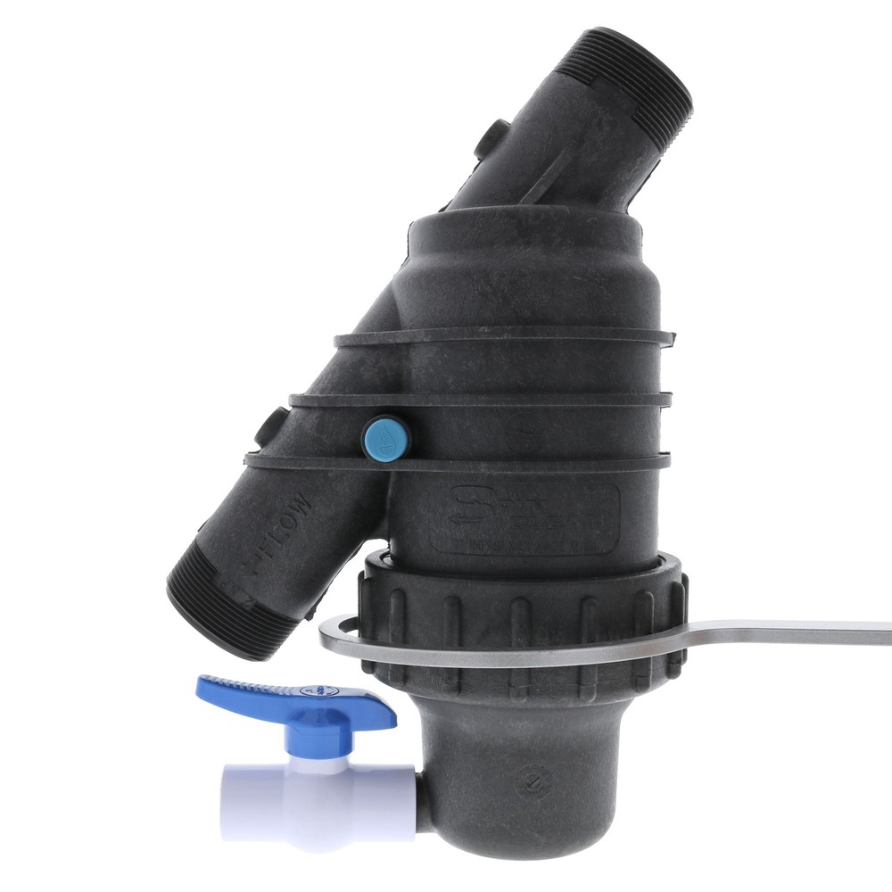 Jain Spin Clean Y-Filter w/ Flush Valve