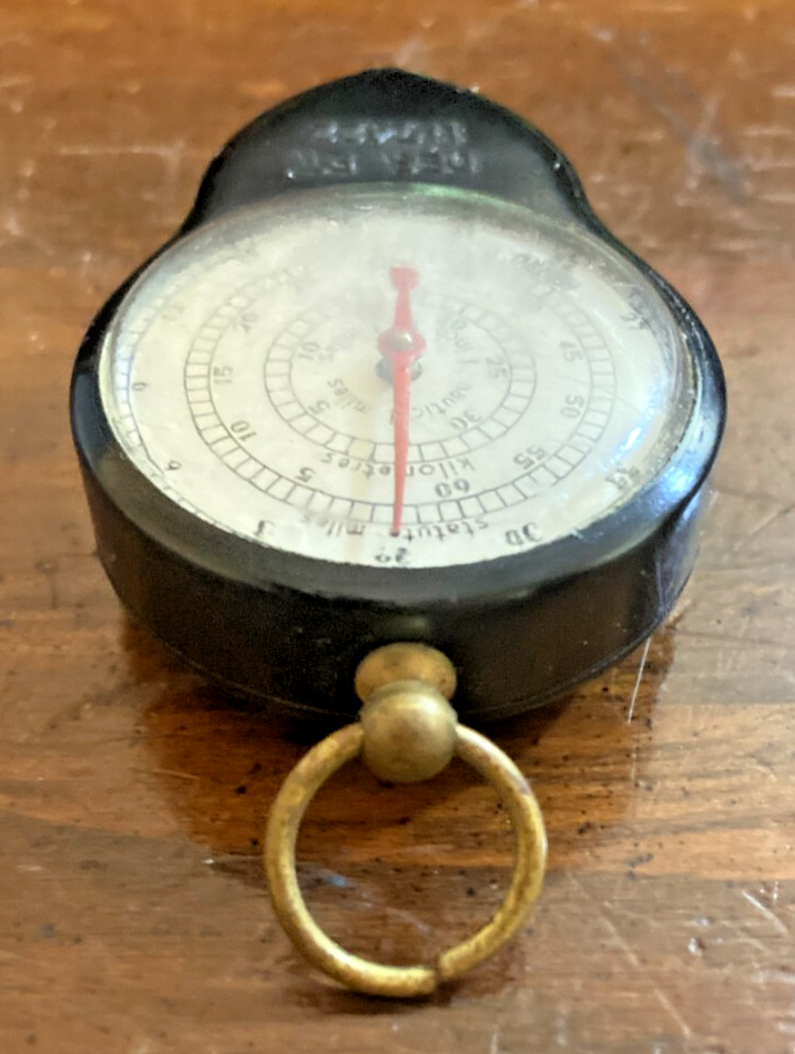 Vtg. Fedtro Map Measuring Tool + Compass (Opisometer)