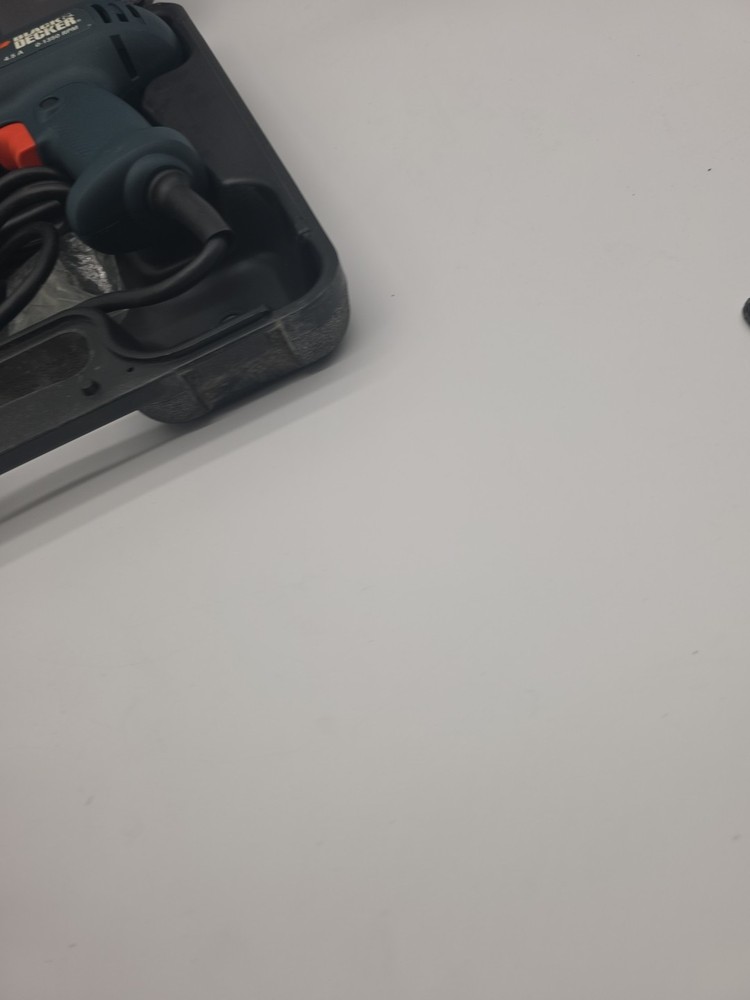 Black & Decker- DR210 -Corded Drill With Bits And Case