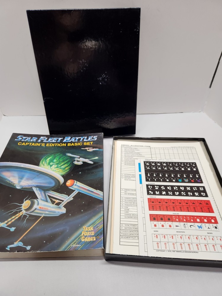 Star Fleet Battles Captains Edition Basic Star Trek Task Force complete Unpunch