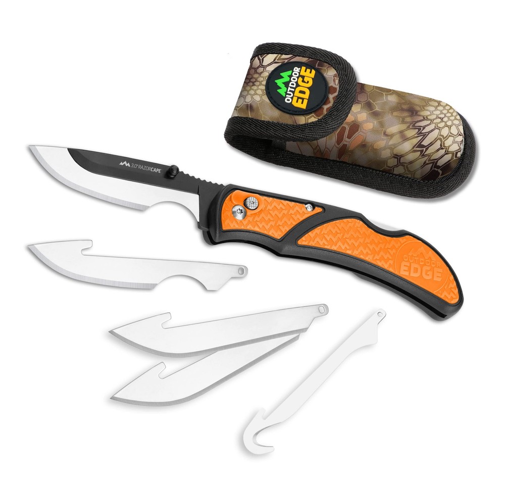 OUTDOOR EDGE 3.0" RazorSafe Replacement Combo Blade Pack, 6 Piece Multi