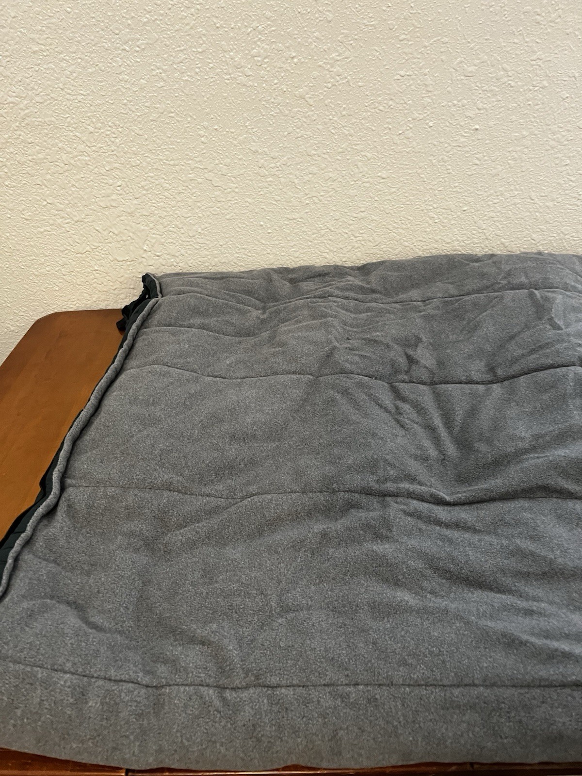 LL Bean 20° Camp Bag Sleeping Bag Green Gray Camping Sleeping With Container