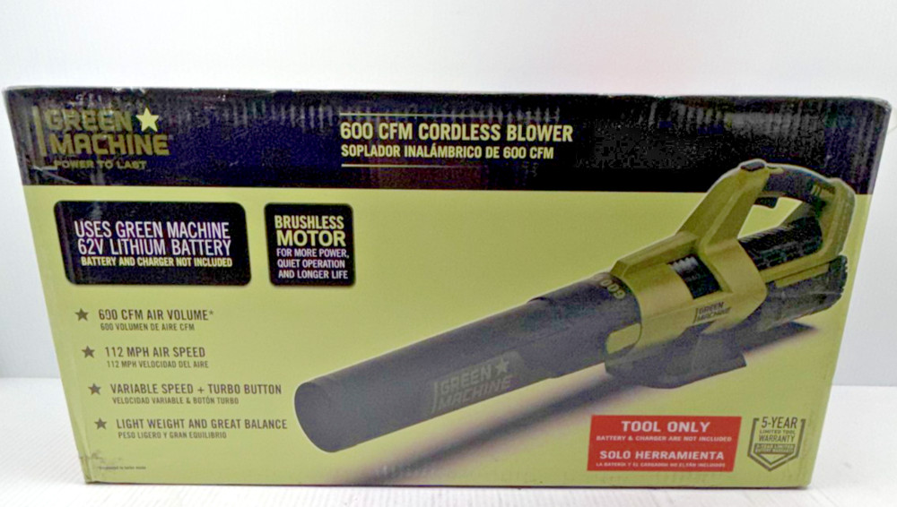 Green Machine 600 CFM Blower *Tool Only*