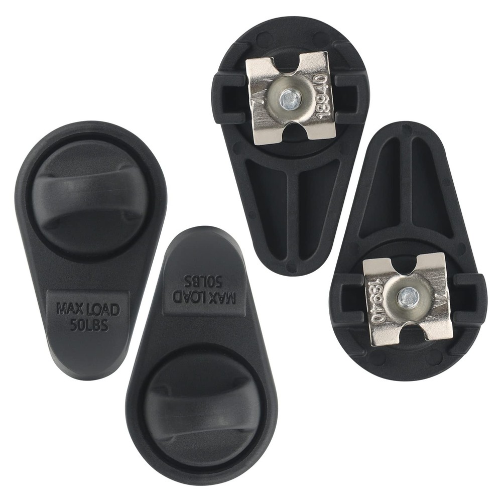 APPERFiT Mini Tie Downs w/Hooks 4PCS Compatible with 4 Pcs, type a-4pcs