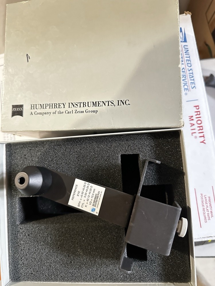 Zeiss Humphrey Reference Eye Test Eye Calibration Accessory W/ Case
