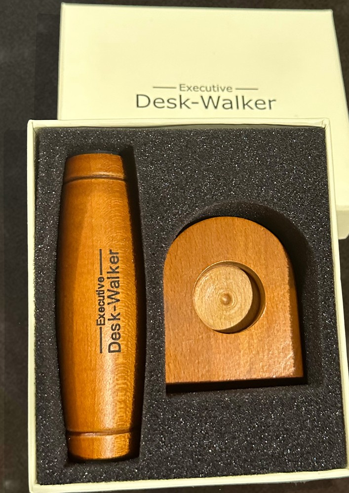 Executive Desk Walker - Wooden Skill Toy (WALNUT)