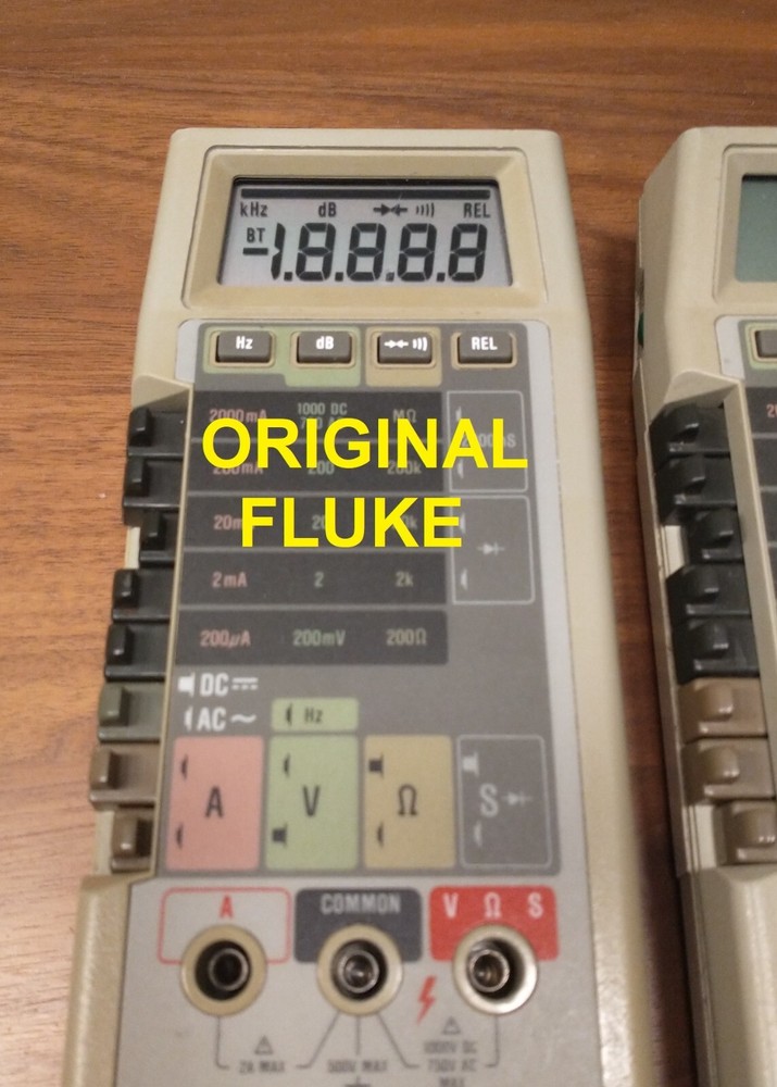 Fluke 8060A Replacement Display (custom designed, non-Fluke part)