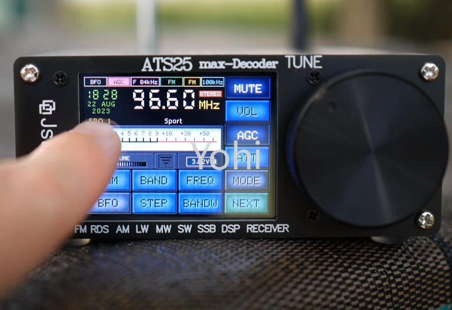 ATS25 Max Decoder Si4732 Full Band Radio Receiver Support CW RTTY FT4 FT8 LSB SW