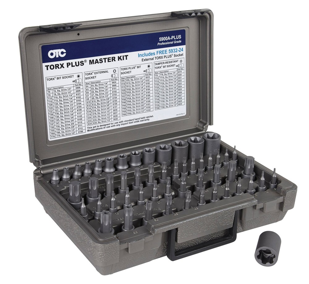 Master Torx Bit Socket Set, 53pc. OTC-5900A-PLUS
