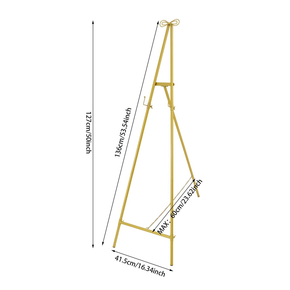 Display Easel Stand Floor Standing Easel Display Stand For Wedding Party