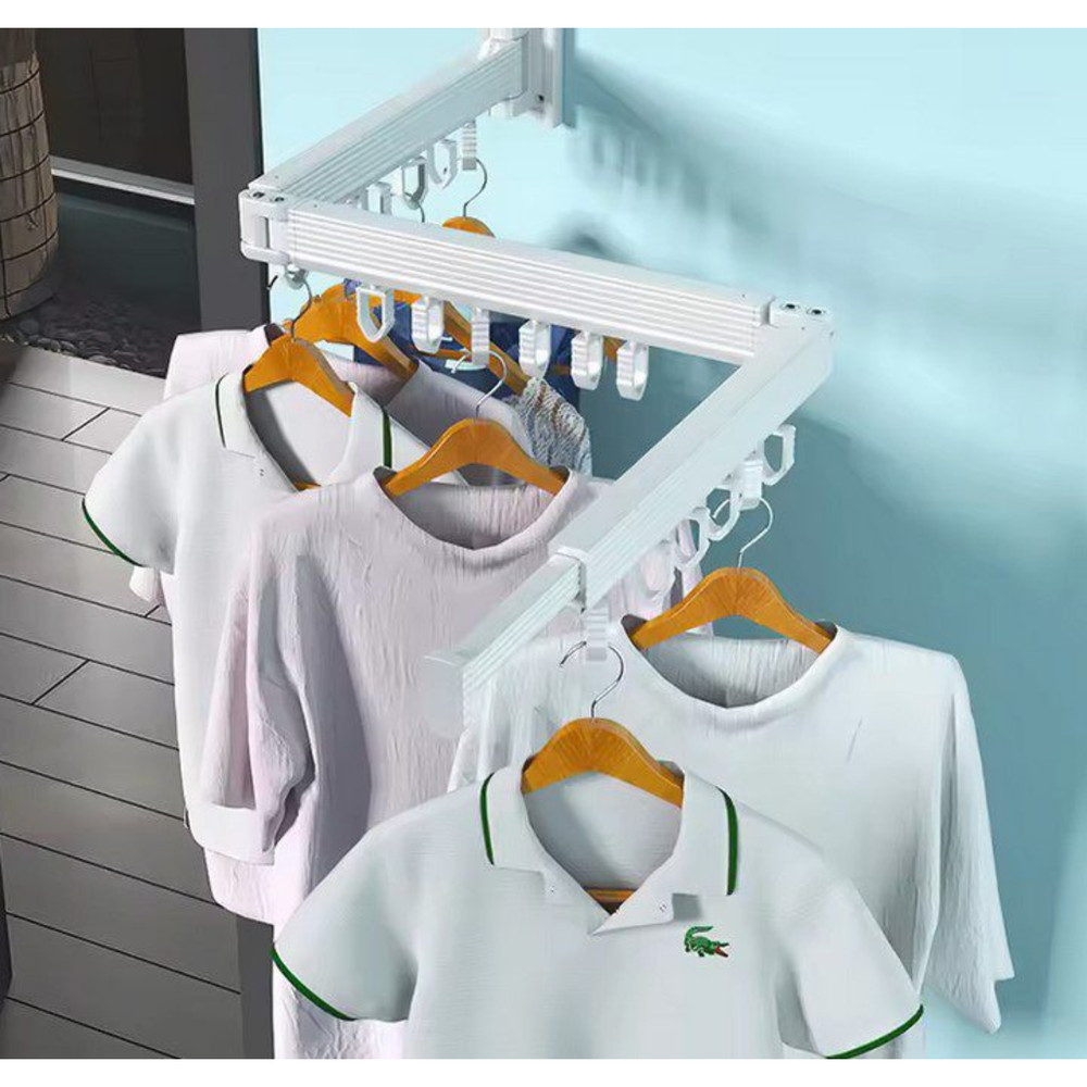 Premier Storage Systems Iron-a-way Wall Mounted Z Fold Drying Rack