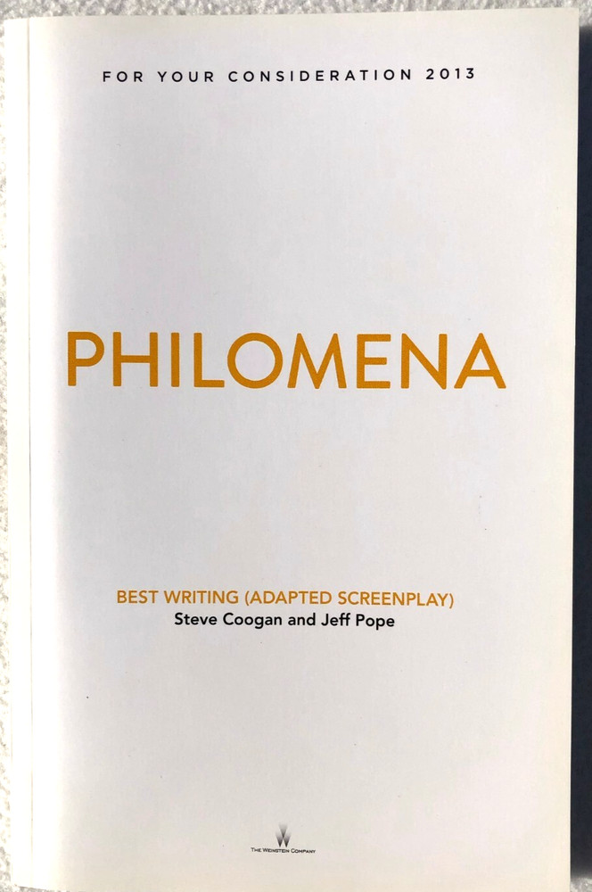 Philomena FYC For Your Consideration Screenplay