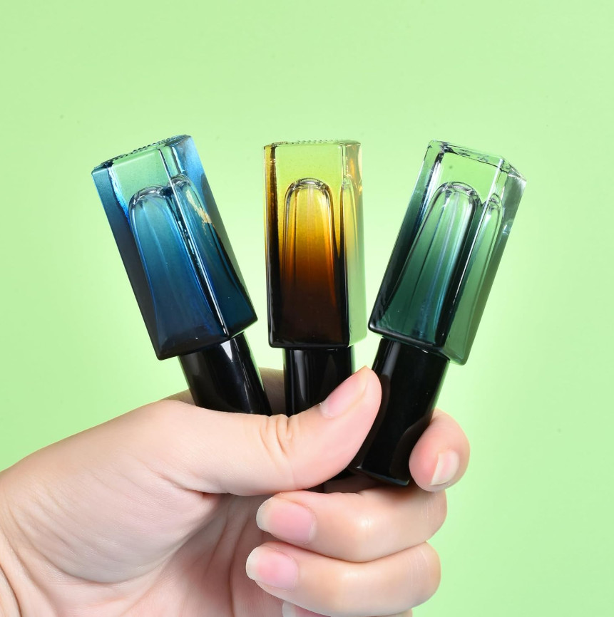 3pcs 5ml Refillable Glass Perfume Spray Bottles Mini Travel Atomizer Leakproof