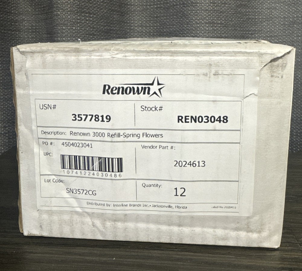 12 RENOWN 3000 Refill- Spring Flowers