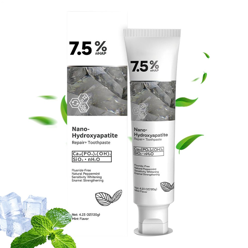 Nano Hydroxyapatite Toothpaste 120g Teeth Whiten Toothpaste Natural Serviceable