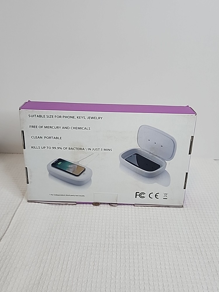 UV-C Sanitizer Phone Box New
