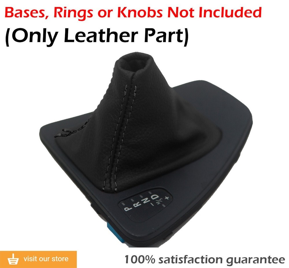 Fits 2005-2013 BMW E90 PVC Leather Automatic Shift Boot Cover Black