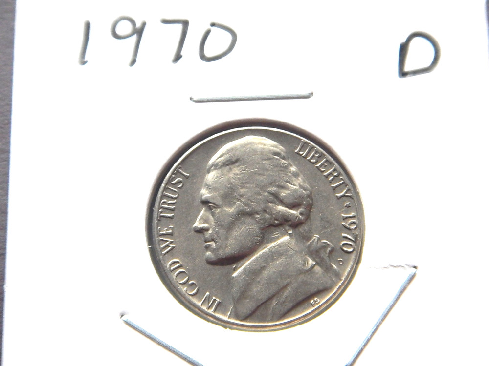 1970 (D) Jefferson Nickel