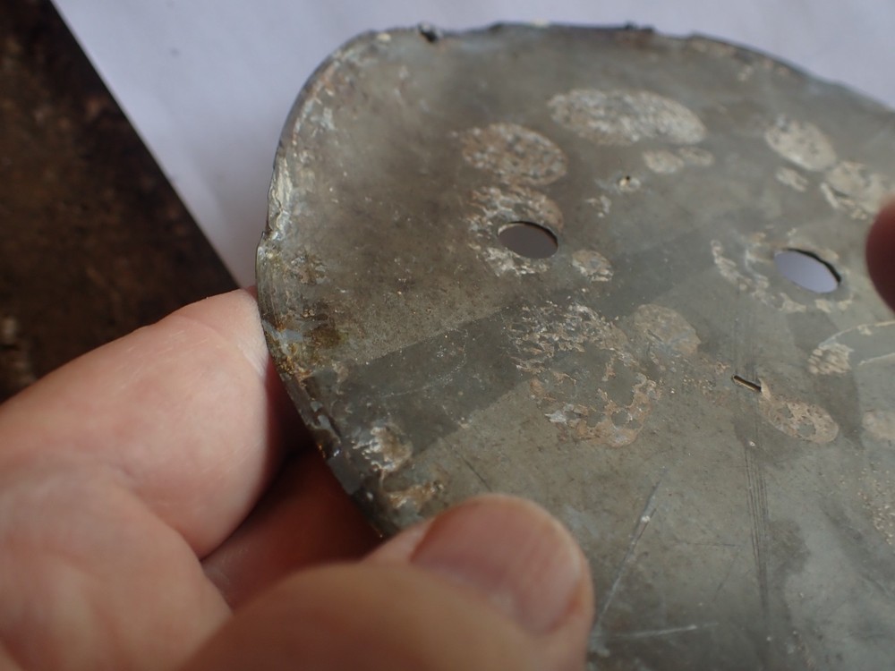 CLOCK DIAL PART G 7.25 INCHES DIAMETER