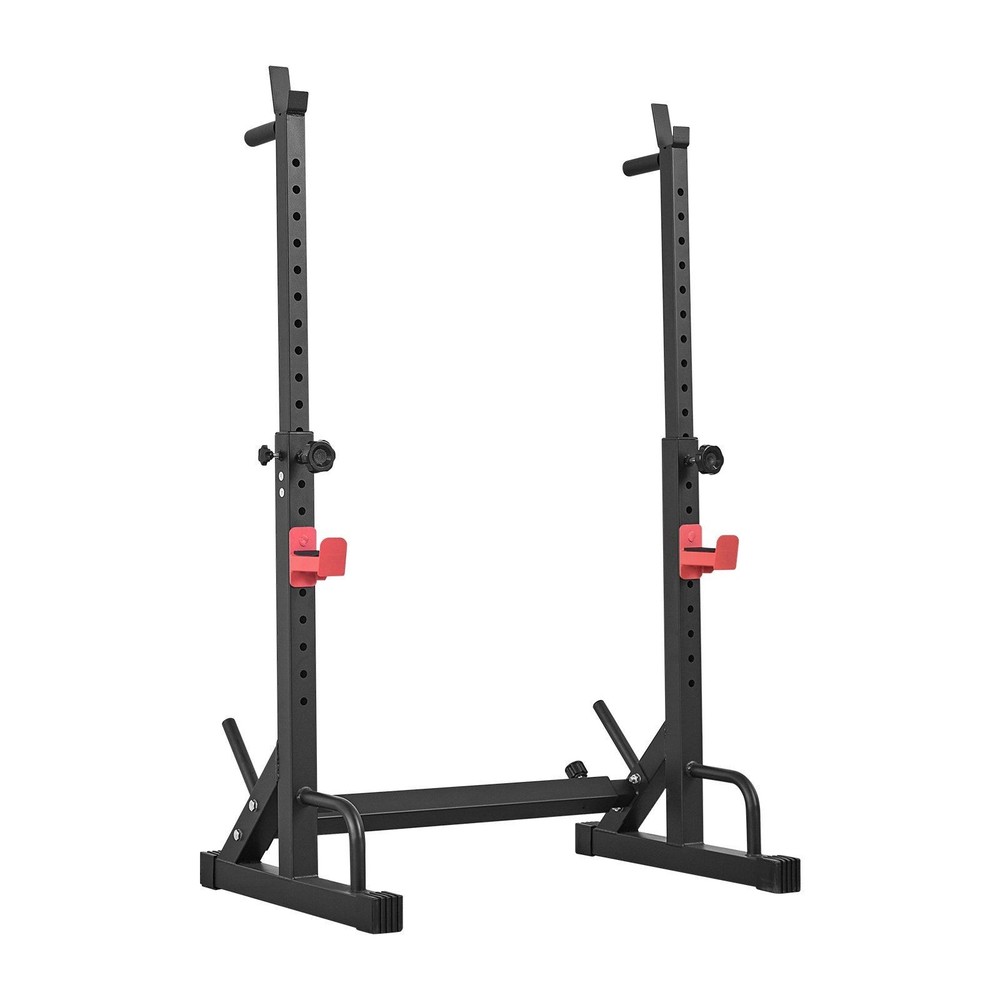 Compact Power Cage: 6.9 sq.ft, 550lb Support, Adjustable J-Hooks & Width