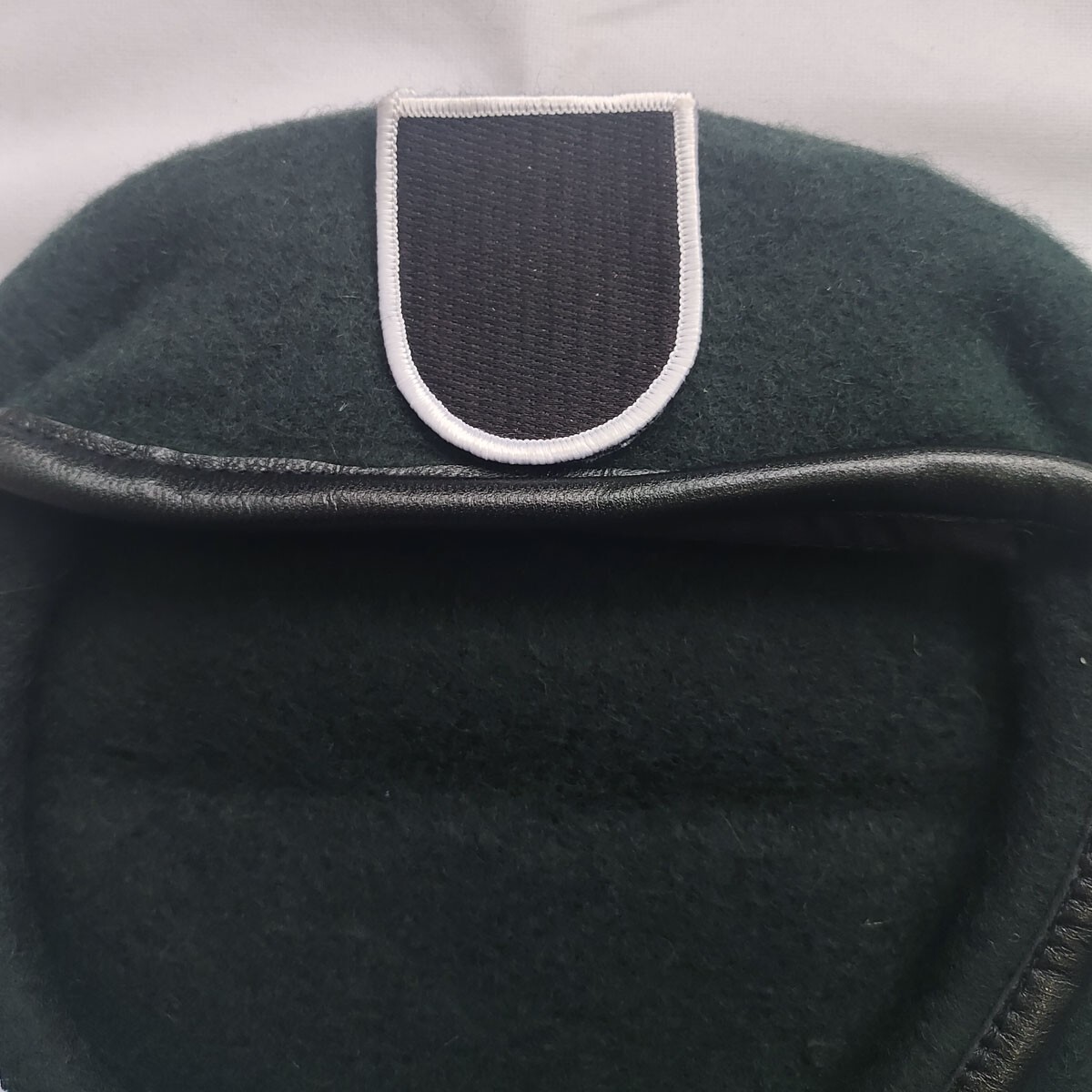 US Army Special Forces Green Beret Wool Hat 5th SFG Flash Size 7 1/4
