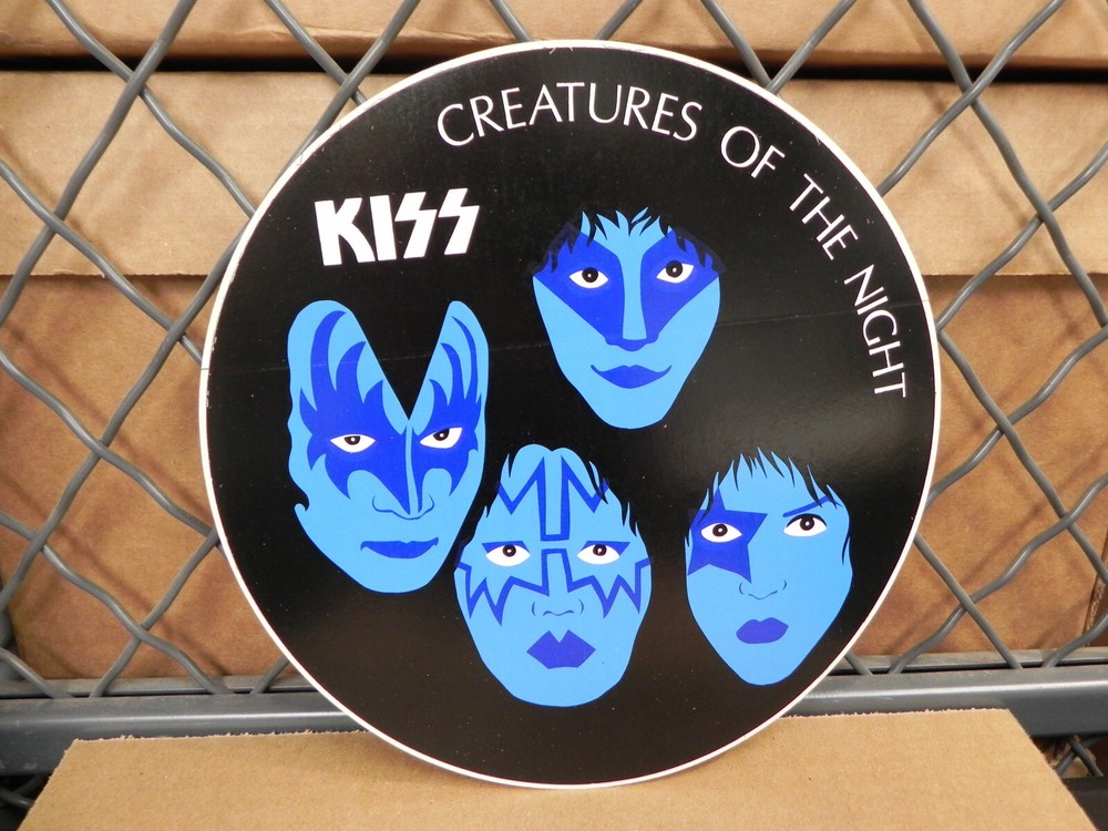KISS Creatures of the Night round sticker