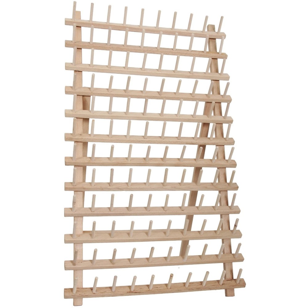 THREAD SPOOL RACK ORGANIZER Holds 120 Spools - WOOD