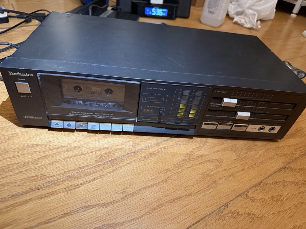 Technics RS-D400 Cassette Deck Tested Good