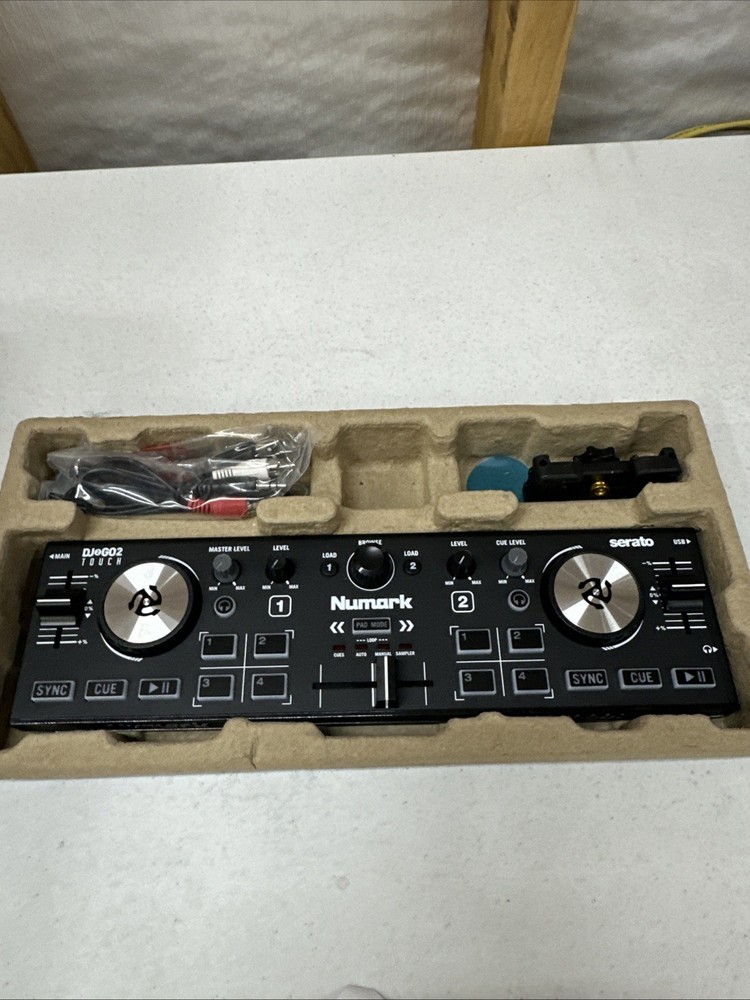 Numark DJ2GO2 Touch Portable DJ Controller for Serato DJ - Open Box