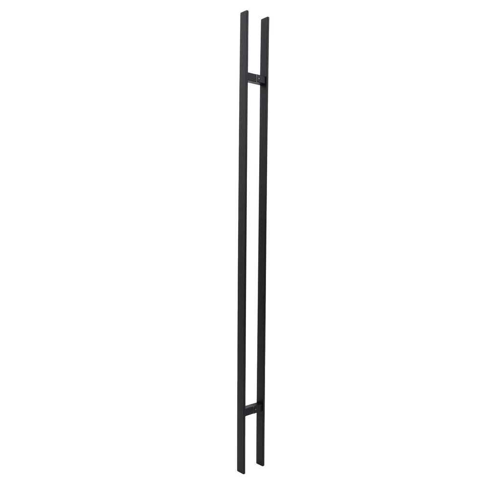 Push Pull Door Handle H-shaped Door Pull Handle Double Sided Stainless Steel
