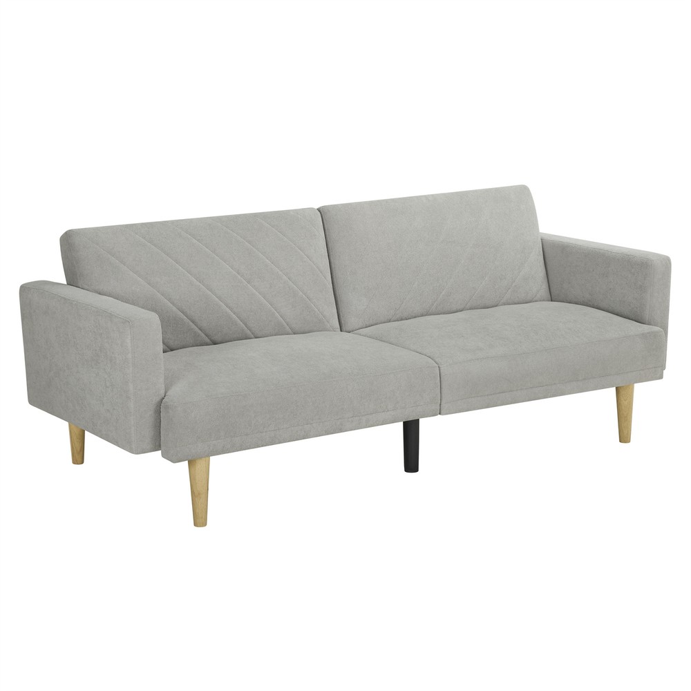 Multi-Functional Futon Sofa Single Bed Sleeper Convertible Couch Foldable Modern