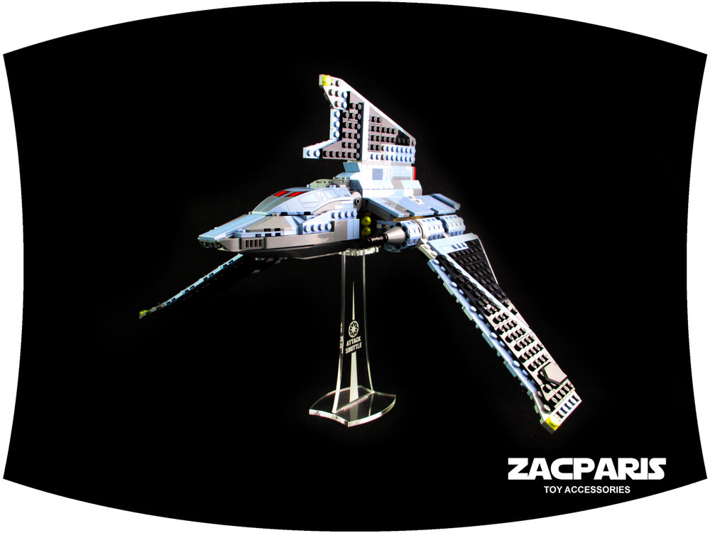 DISPLAY STAND for Star Wars Lego 75314 The Bad Batch Attack Shuttle