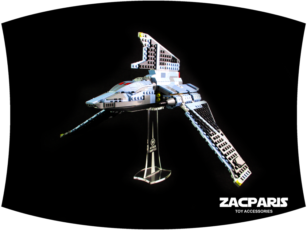 DISPLAY STAND for Star Wars Lego 75314 The Bad Batch Attack Shuttle