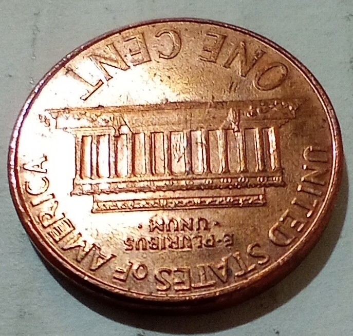 One Cent 2001 D Misaligned Die Obverse Error MAD DDO DDR