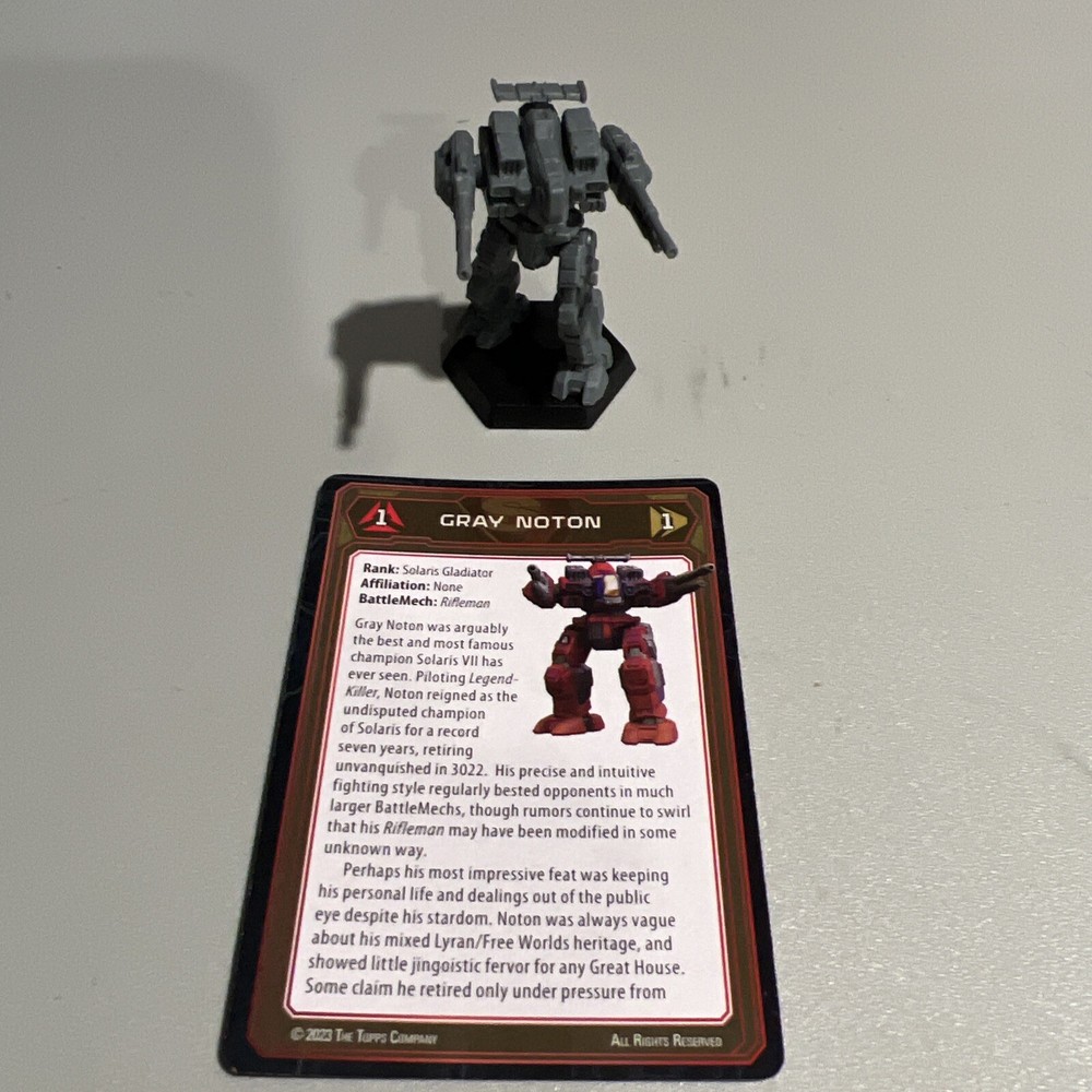 BATTLETECH Essentials - Rifleman (Gray Noton)