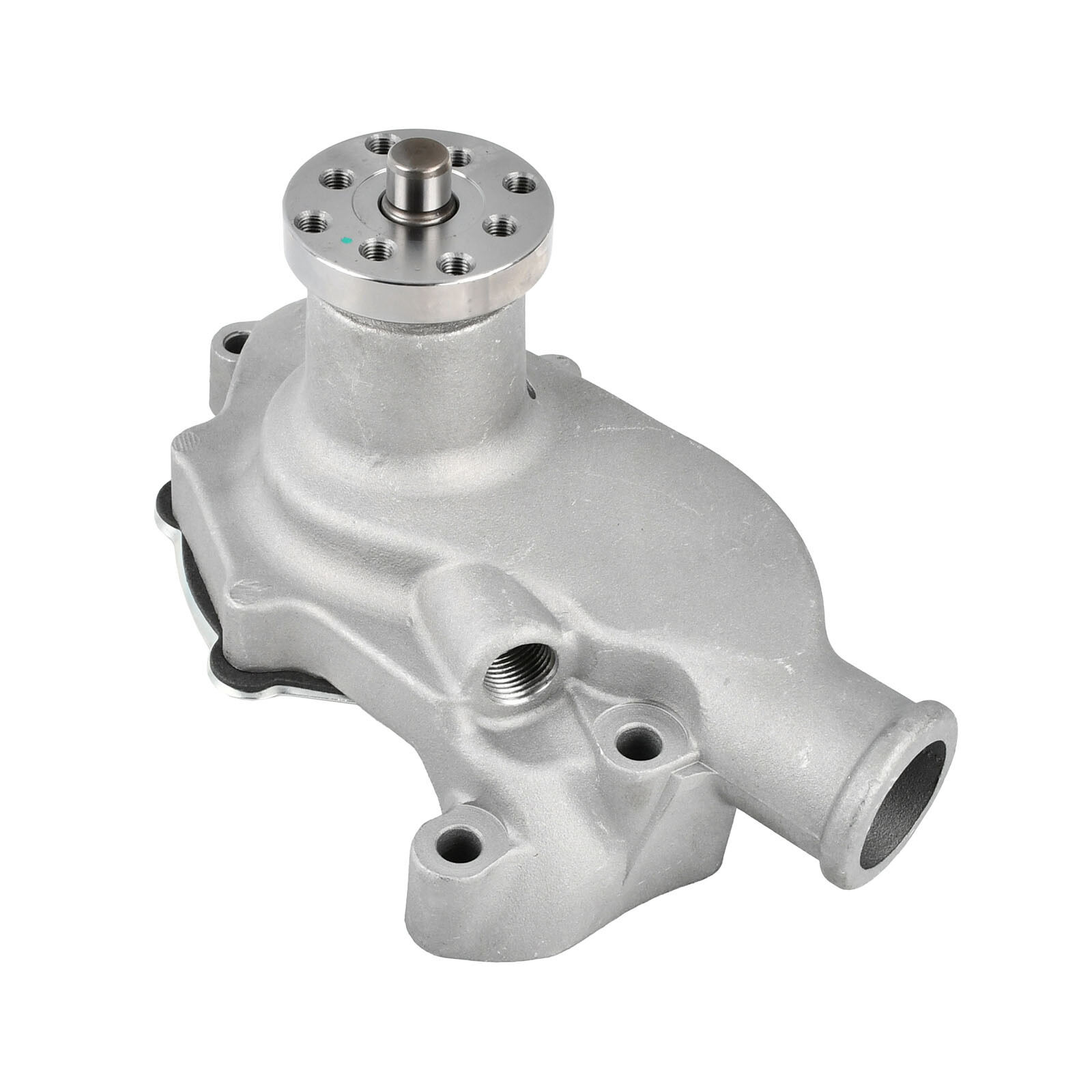 High Volume Satin Short Water Pump For Small Block Chevy SBC 283 305 327 350 400