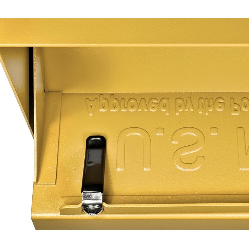 USPS Approved Locking Mailbox Security Parcel Drop Anti-Pry Steel Construction